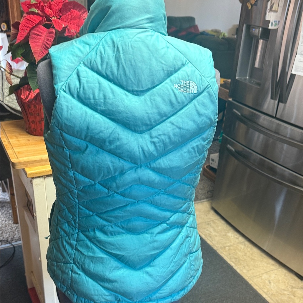The North Face Women's Teal Quilted Vest $30